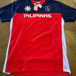 PILIPINAS KULTURA  MULTI-COLOR RETRO T-SHIRT LARGE “NEW W/ TAG”